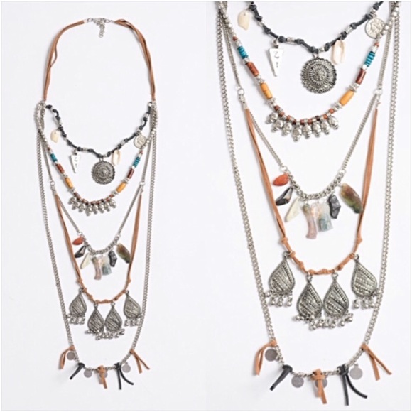 ‼️SALE Bohemian Gorgeous Layered Stmt  Necklace - Picture 5 of 8